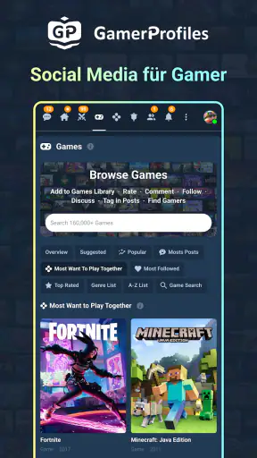 GamerProfiles: Share & Connect screenshot