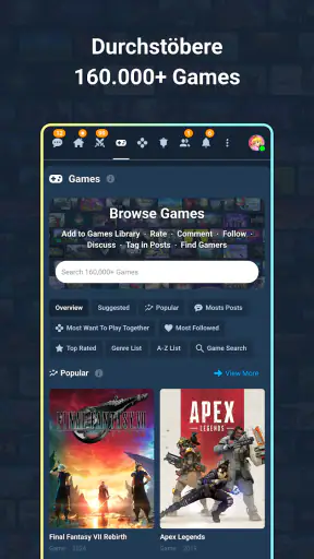 GamerProfiles: Share & Connect screenshot