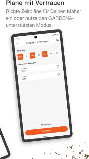 GARDENA Bluetooth® App screenshot