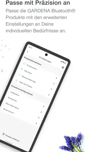 GARDENA Bluetooth® App screenshot