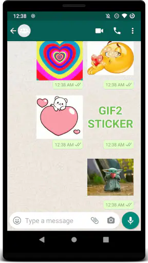 GIF2Sticker Animated Stickers screenshot