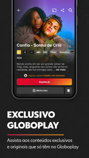 Globoplay: BBB 25, novelas e + screenshot