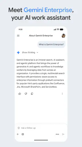 Google Gemini Enterprise screenshot