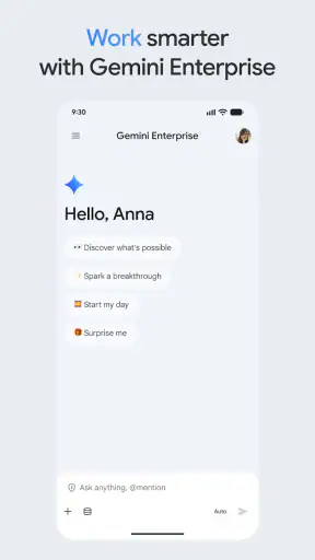 Google Gemini Enterprise screenshot