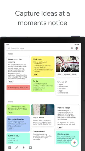 Google Keep – Notizen & Listen screenshot