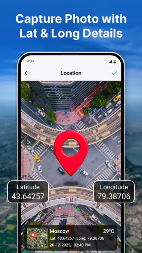 GPS Camera: Geotag Photos, Map screenshot