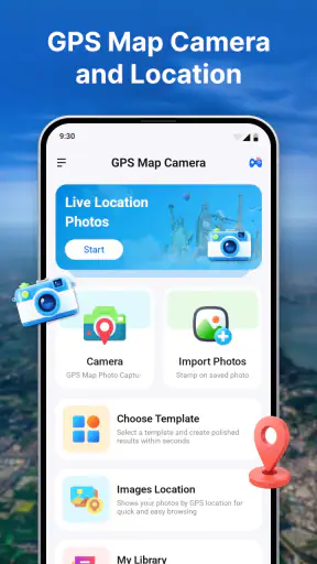 GPS Camera: Geotag Photos, Map screenshot