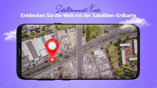 GPS Live Satellit Sicht Karte screenshot