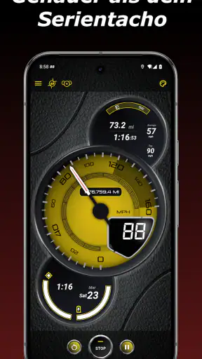 GPS Tacho & Kilometerzähler screenshot