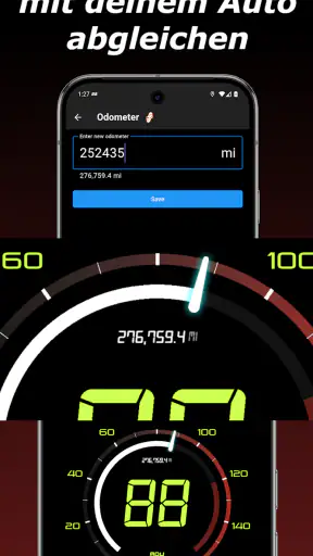GPS Tacho & Kilometerzähler screenshot