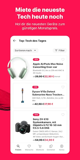 Grover – Tech flexibel mieten screenshot