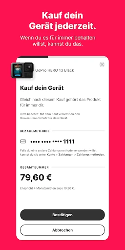 Grover – Tech flexibel mieten screenshot