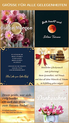 Grußkarten zu allen Anlässen screenshot
