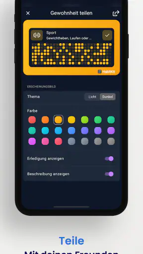 Habit Tracker - HabitKit screenshot