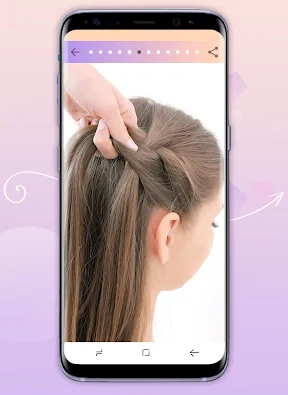 Hairstyles step by step screenshot