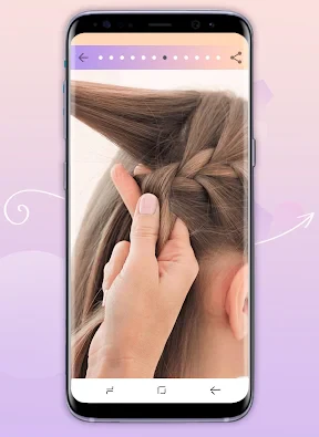 Hairstyles step by step screenshot