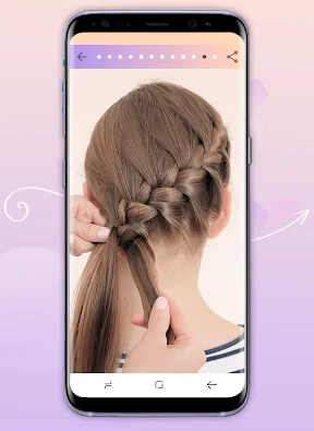 Hairstyles step by step screenshot
