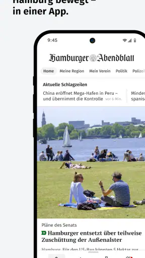 Hamburger Abendblatt News screenshot