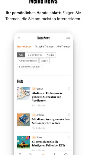 Handelsblatt - Nachrichten screenshot