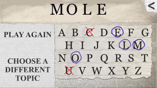 Hangman 2 - guess the word screenshot