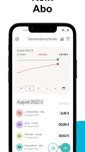 Haushaltsbuch Ausgaben Monee screenshot