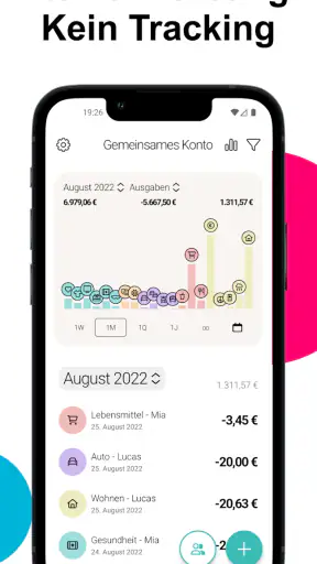 Haushaltsbuch Ausgaben Monee screenshot