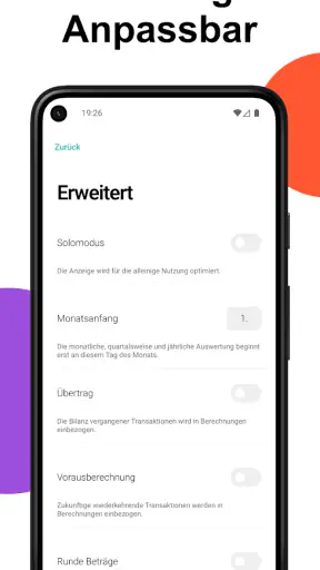 Haushaltsbuch Ausgaben Monee screenshot