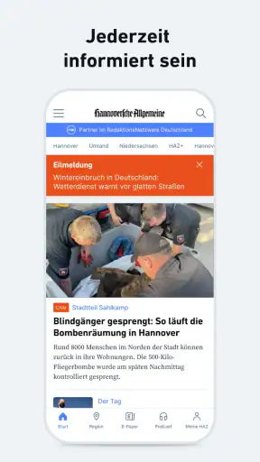 HAZ - Nachrichten und Podcast screenshot