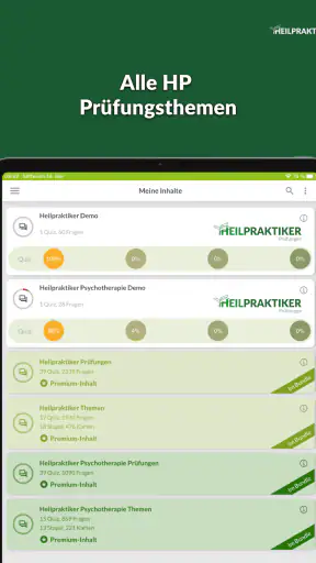 Heilpraktiker Prüfungen screenshot