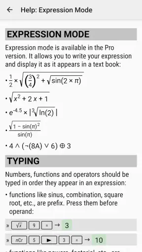 HiPER Calc Pro screenshot