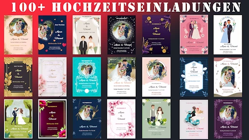 Hochzeitseinladung screenshot