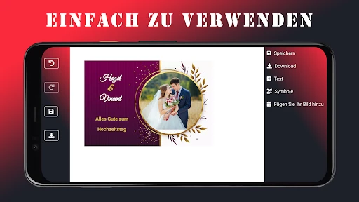 Hochzeitseinladung screenshot