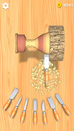 Holzdrehen 3D - Schnitzspiel screenshot