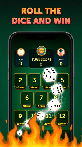 Hot Rolls Würfelstrategiespiel screenshot
