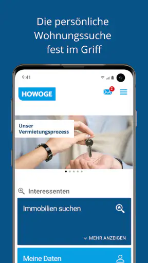 HOWOGE Wohnungssuche screenshot
