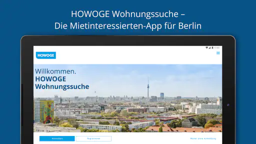 HOWOGE Wohnungssuche screenshot