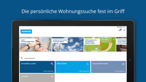 HOWOGE Wohnungssuche screenshot