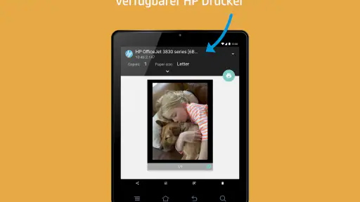 HP Druckdienst-Plug-In screenshot