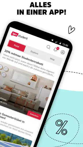 iamstudent: Studentenrabatte screenshot