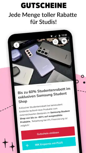 iamstudent: Studentenrabatte screenshot
