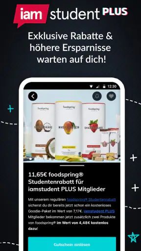 iamstudent: Studentenrabatte screenshot