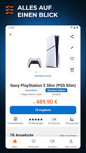 idealo: Produkt Preisvergleich screenshot