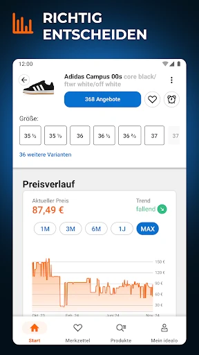 idealo: Produkt Preisvergleich screenshot