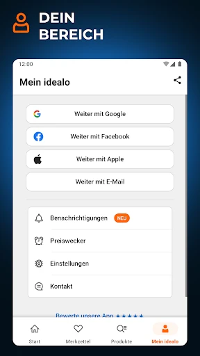 idealo: Produkt Preisvergleich screenshot