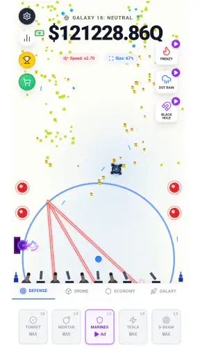 Idle Dot Shooter! screenshot