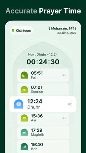 Inner Light: Azan Qibla Salat screenshot