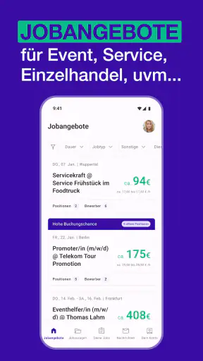 InStaff - Studenten-/Nebenjobs screenshot