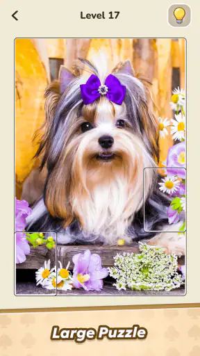 Jigsolitaire Meister-Puzzle screenshot