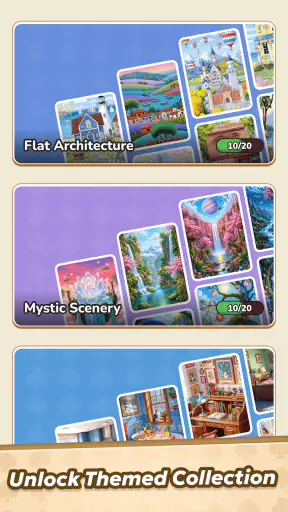 Jigsolitaire Meister-Puzzle screenshot