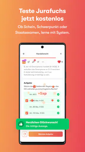 Jurafuchs - Dein Jura-Tutor screenshot